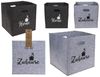 Box aus Filz - Home oder Zuhause - ca. 32 x 32 x 32 cm - 1 Stück Bild 1