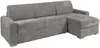 Vente-unique - CALITO Sofa SamtStoff Grau - B 223 cm152 cm x H 90 cm x L 278 cm Bild 2