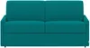 Schlafsofa 3-Sitzer CALIFE - Stoff - Türkis - Liegefläche: 140 cm - Matratzenhöhe: 22 cm Bild 3