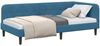 vidaXL Eckbettgestell Blau 90 x 200 cm Samt 42016605 Bild 3