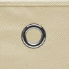 vidaXL Aufbewahrungsboxen mit Deckeln 10 Stk. 28x28x28 cm Creme 325218 Bild 5