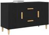 vidaXL Sideboard Schwarz Eichen-Optik 100x36x60 cm Holzwerkstoff 862094 Bild 4