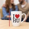 BRUBAKER Tasse I Love HU - Kaffeetasse Henstedt-Ulzburg, Hanau, Husum und Ungarn, 1-tlg, Keramik, Kaffeebecher Lustig für Auto-Fans und TÜV Prüfer zur Hauptuntersuchung Bild 4