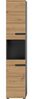 Xonox Canu Hochschrank, re./li. montierbar (B/H/T: 38x193x34 cm) in Basalt grau Nachbildung und Artisan Nachbildung Bild 2