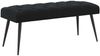vidaXL Bank mit Knopfheftung Schwarz 110 x 40 x 46 cm Samt 42038577 Bild 2