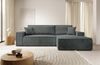 Selsey 'Farese ' Ecksofa mit Cordbezug, Schlaffunktion und Stauraum, Grau, rechts Bild 2