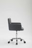 Arbeitshocker ZÜRICH - 60x52x75cm, Kunstleder, Grau | Arbeitsstuhl Drehhocker Rollhocker Bürohocker Bild 3