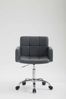 Arbeitshocker ZÜRICH - 60x52x75cm, Kunstleder, Grau | Arbeitsstuhl Drehhocker Rollhocker Bürohocker Bild 2