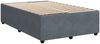 vidaXL Boxspringbett mit Matratze Dunkelgrau 120x190 cm Samt 3285627 Bild 5