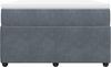 vidaXL Boxspringbett mit Matratze Dunkelgrau 120x190 cm Samt 3285627 Bild 4