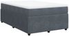 vidaXL Boxspringbett mit Matratze Dunkelgrau 120x190 cm Samt 3285627 Bild 2