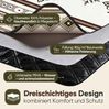 Sekey Picknickdecke Wasserdicht 200x200 cm Stranddecke Sandfrei geeignet für Picknick, Camping, Strand, Beige - Mandala Bild 5