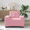 vidaXL Sessel Rosa 100x78x80 cm Samt 4105101 Bild 3