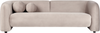 5-Sitzer Sofa Set Samtstoff taupe LEIREN Bild 4