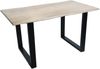Sit Möbel Tische & Bänke Tisch 140x80 cm, Platte hell gekälkt antikfinish, Gestell antikschwarz lackiert Bild 3