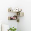 vidaXL Wand-Eckregal Sonoma-Eiche 40x40x50 cm Holzwerkstoff 807229 Bild 1