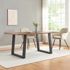 Tischgestell 2er Set Lülsfeld 72x75cm Schwarz [en. casa] Bild 4