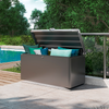 ELEGANO Gartenbox 72x160, Iron Grey / Graphite, Abschließbar, inkl. Einlegekörbe, Aluminium Bild 2