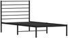 vidaXL Bettgestell mit Kopfteil Metall Schwarz 80x200 cm 352310 Bild 4
