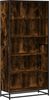 vidaXL Bücherregal Räuchereiche 80,5x35x170,5 cm Holzwerkstoff 3300857 Bild 2