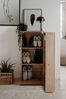 Schuhschrank >Satos< in Dekor Artisan Oak - 50x105x34cm (BxHxT) Bild 4