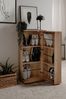 Schuhschrank >Satos< in Dekor Artisan Oak - 50x105x34cm (BxHxT) Bild 2