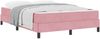 vidaXL Boxspringbett mit Matratze Rosa 160 x 200 cm Stoff 3398706 Bild 2