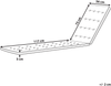 Liegenauflage CESANA PREMIUM 192 x 56 cm Grau meliert Bild 2
