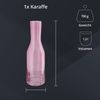 Peill+Putzler Germany Karaffe rosa, 1,2L Volumen, aus hochwertigem Kristallglas, sehr pflegeleicht da Spühlmaschinengeeignet, Glanzstücke für jede Gelegenheit Bild 4