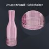 Peill+Putzler Germany Karaffe rosa, 1,2L Volumen, aus hochwertigem Kristallglas, sehr pflegeleicht da Spühlmaschinengeeignet, Glanzstücke für jede Gelegenheit Bild 2