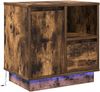 vidaXL Nachttisch Geräucherte Eiche 50 x 34,5 x 50 cm Holzwerkstoff 869586 Bild 5