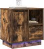 vidaXL Nachttisch Geräucherte Eiche 50 x 34,5 x 50 cm Holzwerkstoff 869586 Bild 3