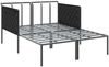 vidaXL Sonnenliege mit Kissen 2-Person Anthrazit 153 x 115 x 69,5 cm 42004135 Bild 5