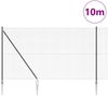 vidaXL Schweißdrahtzaun mit Spikes 10 x 1,5 m PVC-beschichteter Stahl 3352176 Bild 3