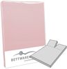 BettwarenShop Split-Topper Spannbetttuch|140x200 - 160x220 cm| vanille Bild 2