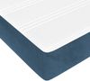 vidaXL Taschenfederkernmatratze Mittel Dunkelblau 160x220x20 cm Samt 4016628 Bild 5