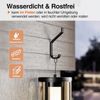 Refined Living Garderobenhaken 5/10 Stück, kleiderhaken zum Schrauben, Handtuchhaken, Wandhaken (Türhaken Badezimmer, Kleiderhaken Metall, Huthaken Vintage, Wandhaken Metall Schwarz, Huthaken, Wandhaken für Garderobe, Jackenhaken, 5 St, Haken für Badez... Bild 4