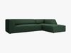 Micadoni 4-Sitzer Modular Sofa Ruby Rechts Strukturierter Stoff Ottawa Grün Bild 2