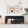 vidaXL Sofa Schwarz 174 x 74,5 x 70,5 cm Samt 42013021 Bild 3