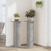 vidaXL Pflanzenständer 2 Stk. Betongrau 30x30x80 cm Holzwerkstoff 3307867 Bild 3