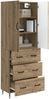 vidaXL Schrankset 2 pcs Artisan-Eiche 66 x 34,5 x 90 cm Holzwerkstoff 3416645 Bild 2