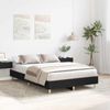 vidaXL Bettrahmen Schwarz Eichen-Optik 193 x 123 x 25 cm Holzwerkstoff 862859 Bild 3