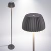 BRILONER - LED Stehlampe mit Touch, dimmbar, Lichtkante, warmweiß, Leselampe, Wohnzimmerlampe, Schlafzimmer Deko, Deckenfluter, Standleuchte, Stehleuchte, 19x124 cm, Anthrazit Bild 3