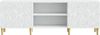 vidaXL TV-Schränk 150 x 31 x 50 cm Weiß Holzwerkstoff 895145 Bild 4