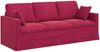 vidaXL Sofa Weinrot 198 x 78 x 80 cm Samt 42024436 Bild 2