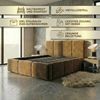 Polsterbett LISI 160x200 mit Matratze, Bettkasten und Lattenrost. Farbe: Pfau 36 Bild 5