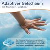 Geltopper 180x210x8cm Glatt Karo-Klima-Split Bezug 8cm Bild 4