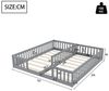 Flieks Massivholzbett, Kinderbett Einzelbett*2 90x200cm*2 für zwei Kinder mit Lattenrost Bild 4