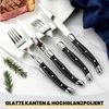 HOMELUX Besteck-Set Besteck set für 6 Personen,12-tlg Edelstahl Besteckset,Cutlery Set (12-tlg), Edelstahl,Spiegelpoliert Bild 4