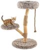 COSTWAY Kratzbaum, Katzenbaum, Massivholz Katzenmöbel, 90cm hoch Bild 4
